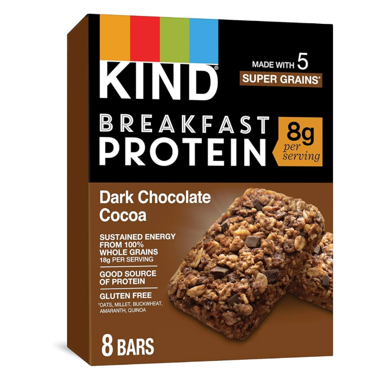 (GF) KIND Breakfast Bar - Dark Chocolate Cocoa Main Image