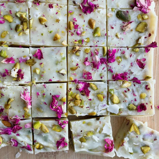 Rose Pistachio Fudge