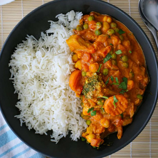 Mixed Vegetable and Rice