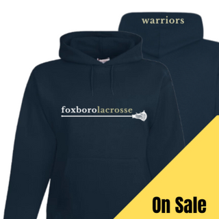 VV  ADULT Oversized Navy Lax Sweatshirt 