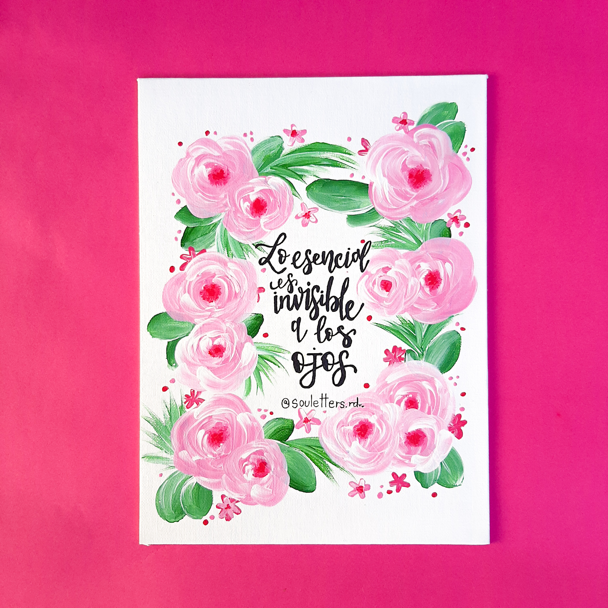 Lienzo#01- Rosas Para Mi