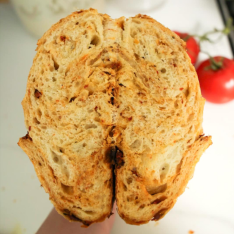 Sundried Tomato Parmesean Sourdough Bread