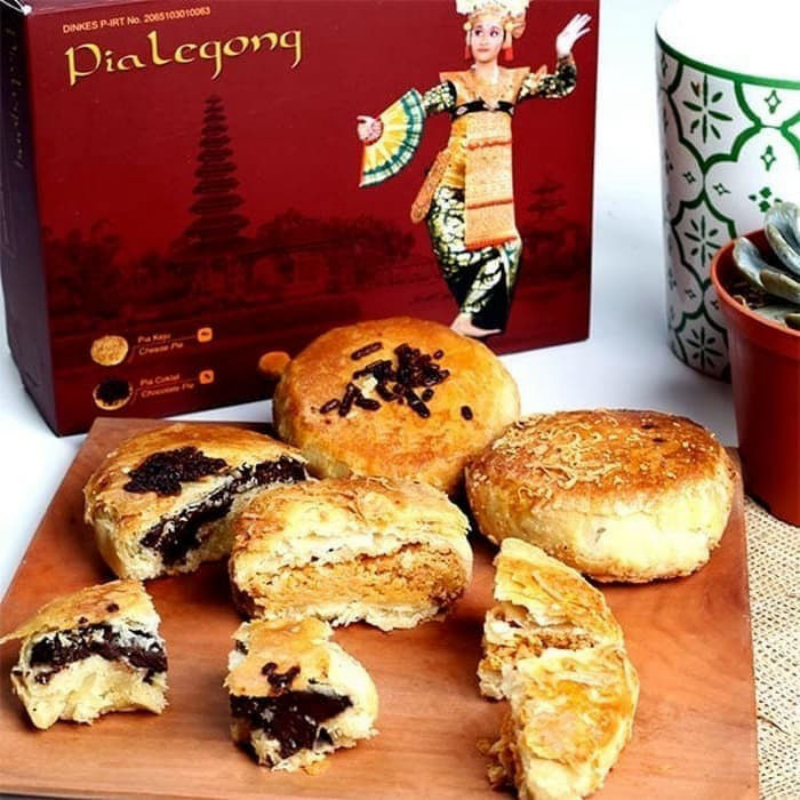 Pia Legong Campur (Keju + Coklat) isi 8