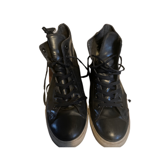 Converse Black Leather Hi-top Sneakers Men’s 