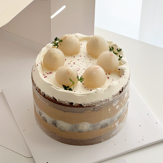 錫蘭紅茶海鹽忌廉荔枝蛋糕 