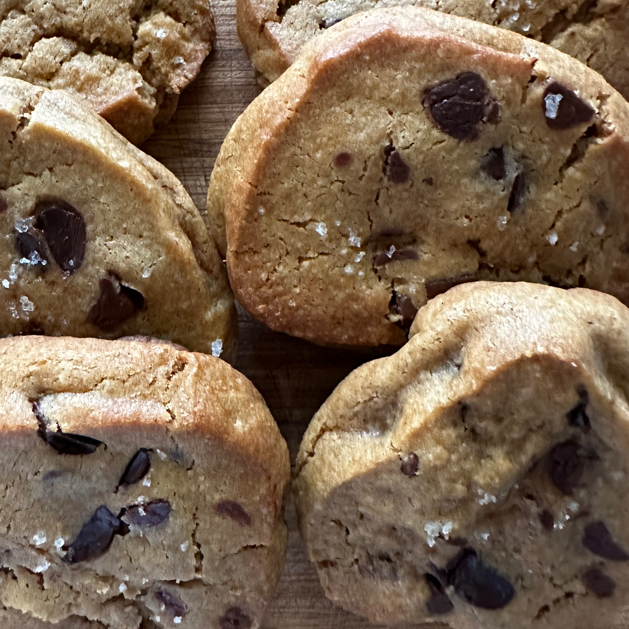 Brown Butter Sourdough Chocolate Chip Cookies