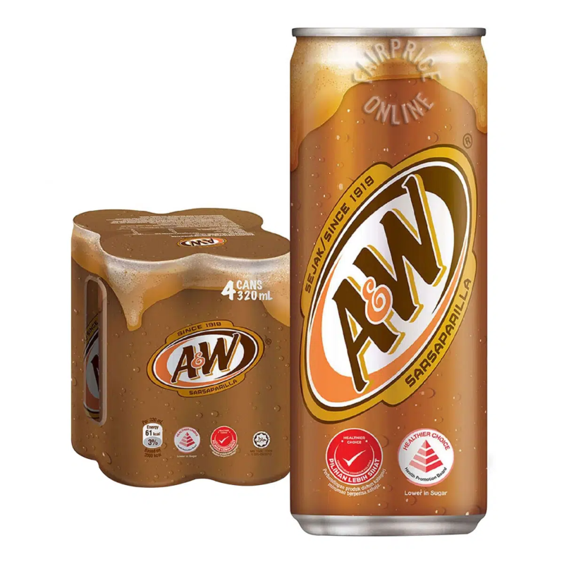 ROOTBEER a & W 330ML X 12 (CTN OF 12)