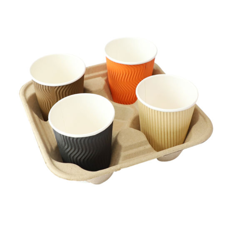 COFFEE CUP TRAY - MIGHTY DRINK TRAY, BROWN (M0905S0010)