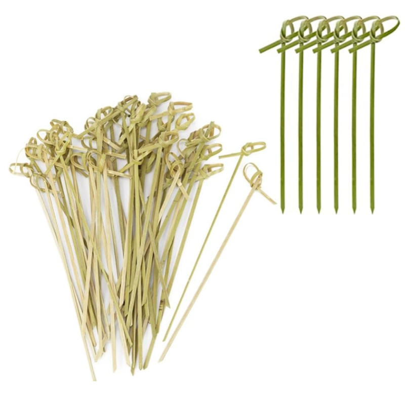 BAMBOO KNOT SKEWER 9CM (100'S)