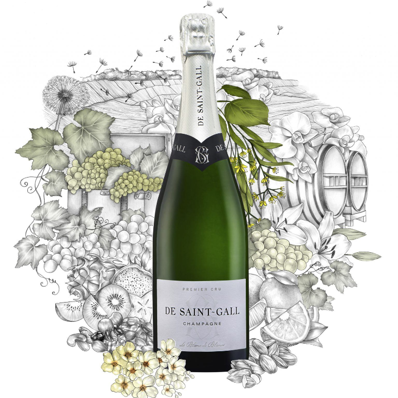 CHAMPAGNE DE SAINT GALL BRUT
