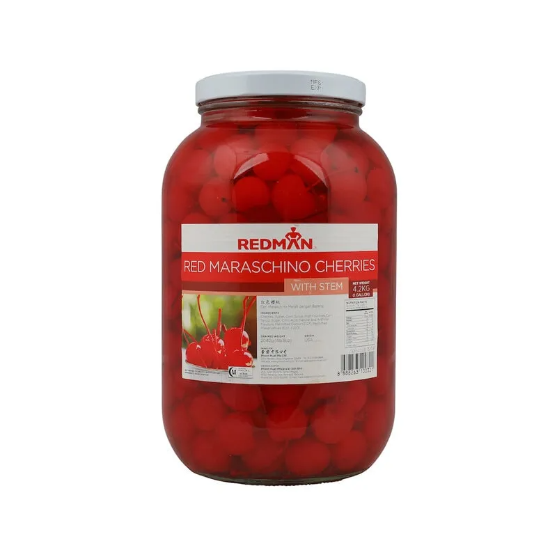 MARASCHINO CHERRY WITH STEMS - 737GR