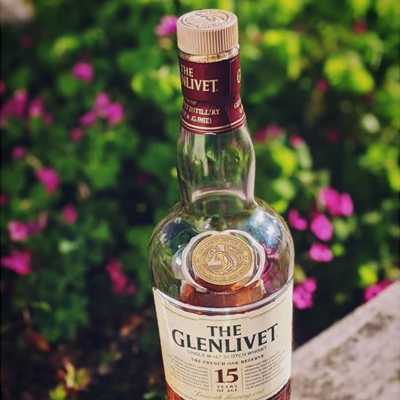 GLENLIVET SINGLE MALT WHISKY 15YRS