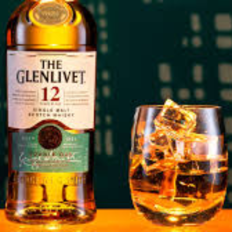 GLENLIVET SINGLE MALT WHISKY 12YRS