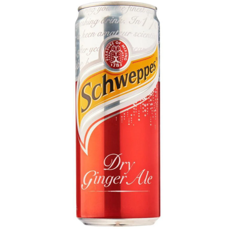 SCHWEPPS GINGER ALE 330ML X 12 (CTN OF 12)