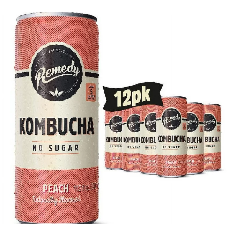 KOMBUCHA PEACH 250ML X 24 (CTN OF 24)