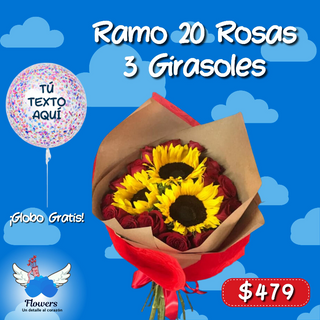 RAMO DE 24 ROSAS