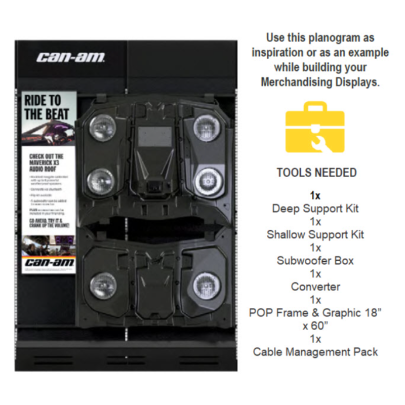 BRP-79 MAVERICK X3 & MAVERICK X3 MAX AUDIO ROOF TOOLING Main Image