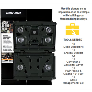 BRP-80 DEFENDER & DEFENDER MAX AUDIO ROOF TOOLING