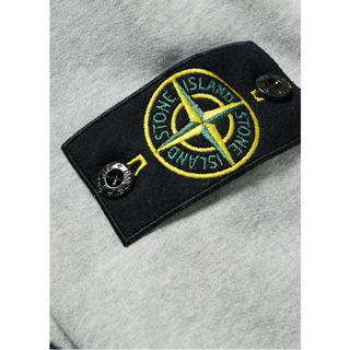 Gilet Stone Island Brushed Cotton Fleece 64220 - Gris - Thumbnail 3