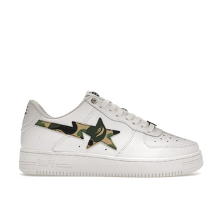 A Bathing Ape Bape Sta Low - Camo Blanc/Vert