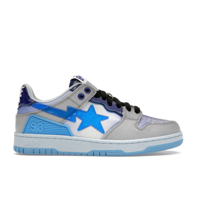 A Bathing Ape Bape SK8 Sta - Bleu/Blanc Main Image