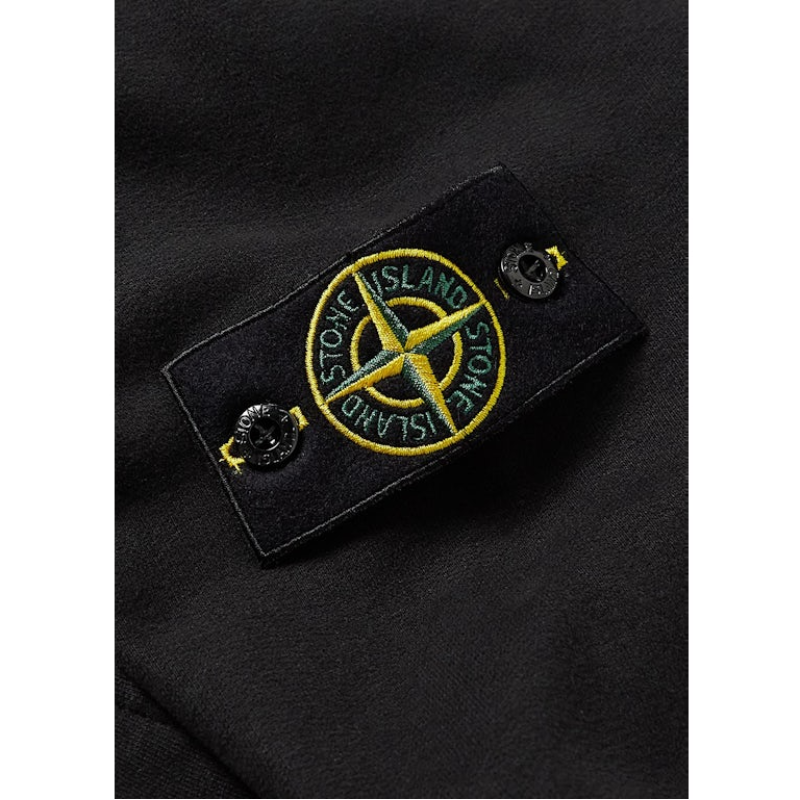 Gilet Stone Island Brushed Cotton Fleece 64220 - Noir - Thumbnail (Preview) 3