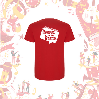 T-shirt Rouge "Bordel ou pas Bordel" 