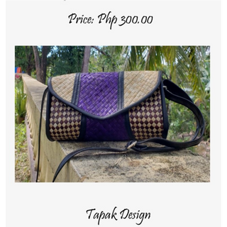 Oval Pouch with Sling (Tapak Design)