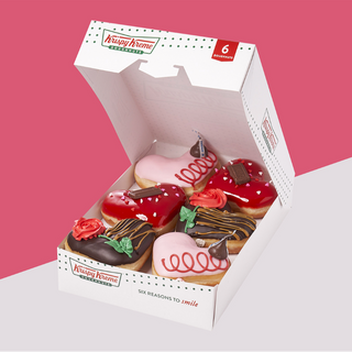 Valentine's Doughnuts Box of 6