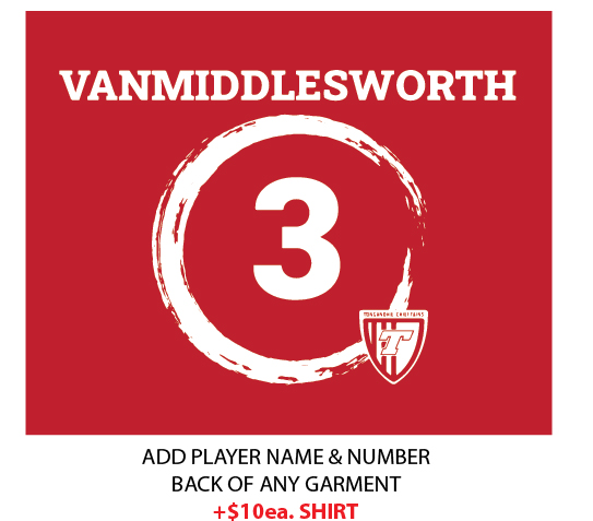 Name and # on Back Example (DO NOT ORDER FROM THIS ITEM)