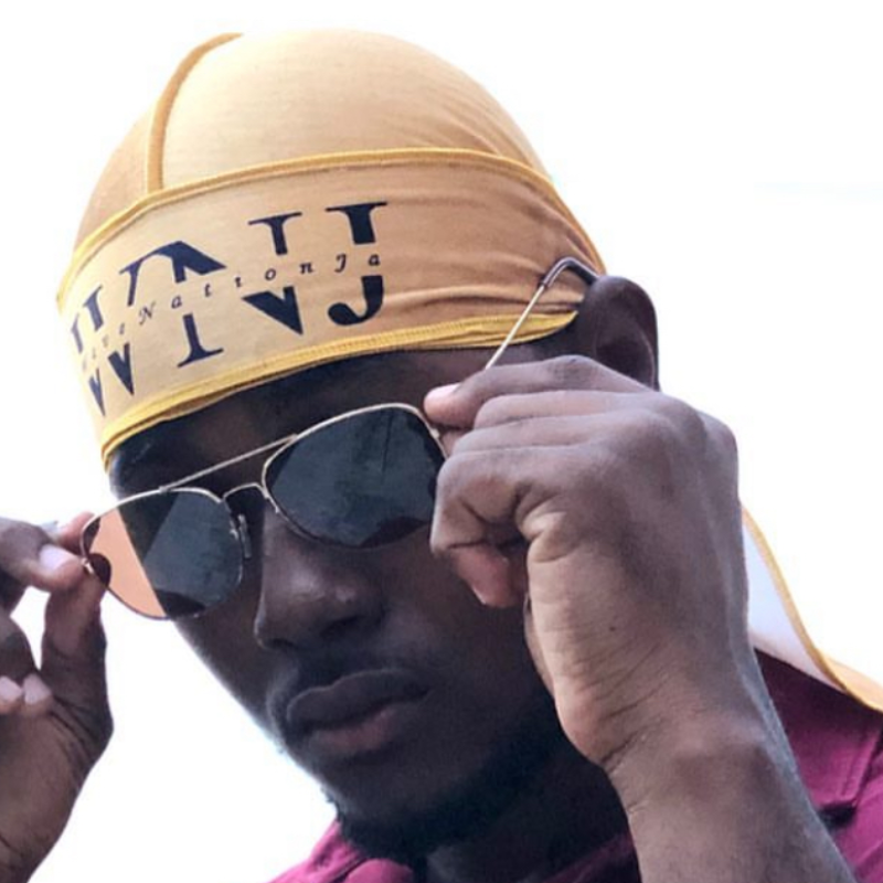 Gold Velvet Durag Main Image