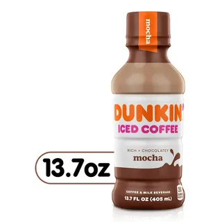 Dunkin Coffee Mocha 13.7 ounce 12 count
