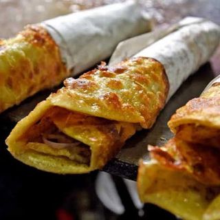 Special Egg Mutton boti Kabab Roll