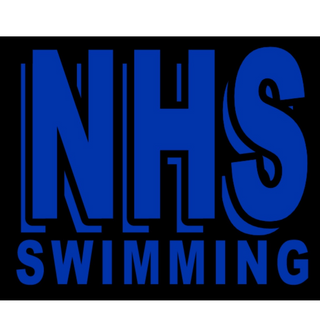 NHS Swimming (Blue); Black T-Shirt
