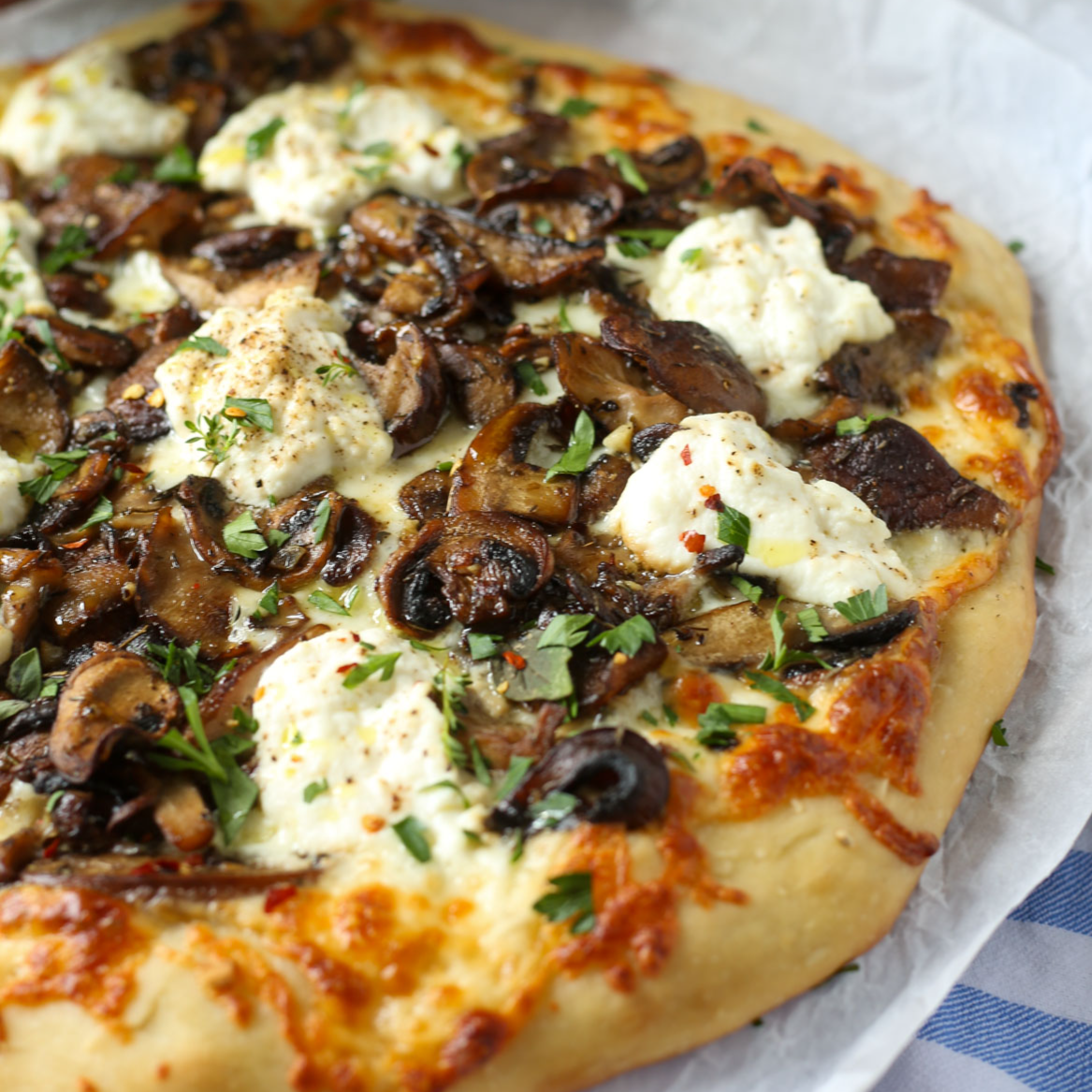 BEEF & MUSHROOM W/ RICOTTA CHEESE