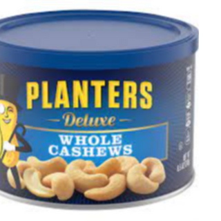 Planters Deluxe Whole Cashews - 8.5 oz Can