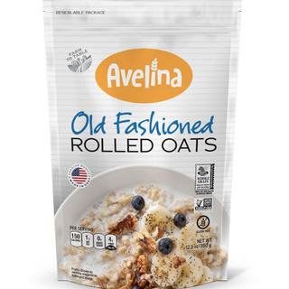 Avelina Rolled Oats Old Fashioned Whole Grain Oats, Resealable Packs - 28 oz