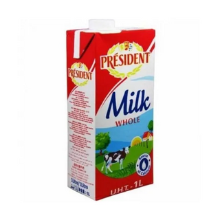 President Whole Milk, Box - 1 Ltr