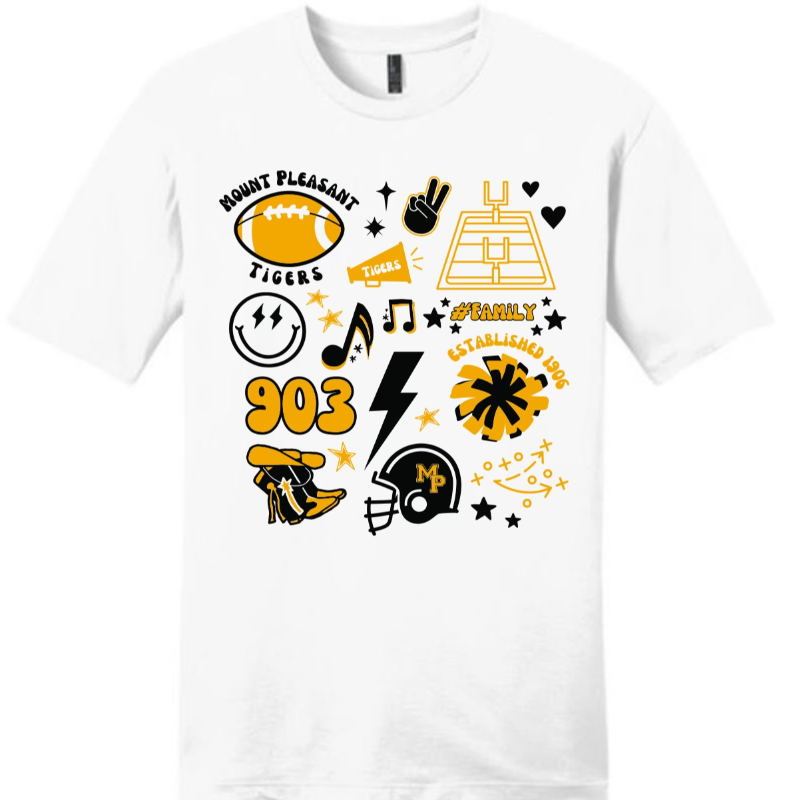 GAMEDAY: Short sleeve, white