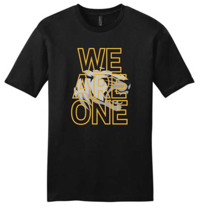 WE ARE ONE: Short sleeve, black 