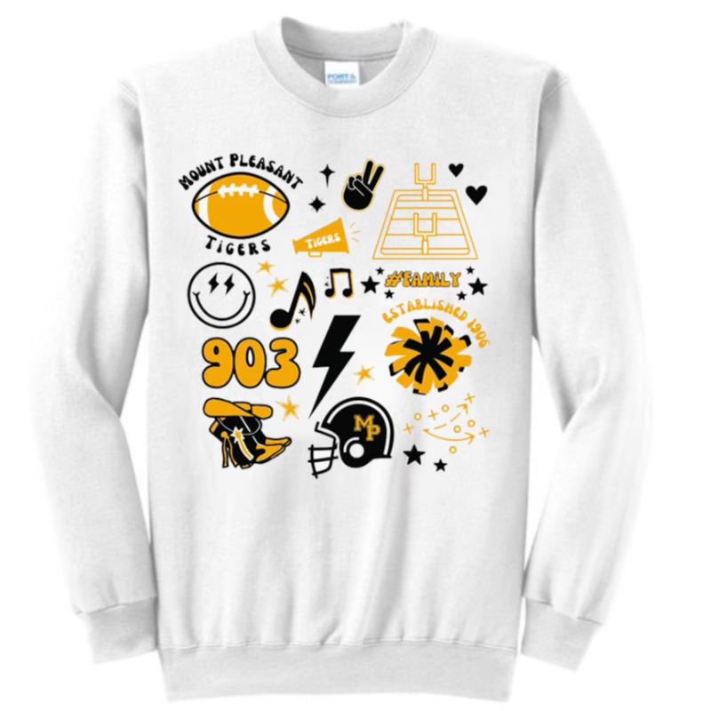 GAMEDAY: Crew sweatshirt, grey
