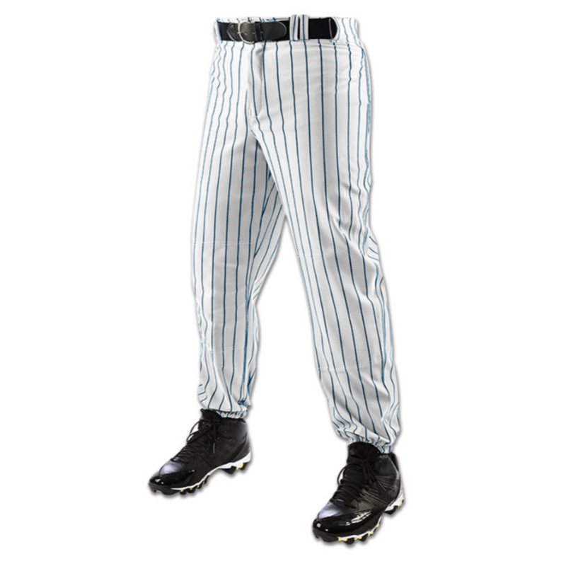 Adult Pinstripe Open Bottom Pants Main Image