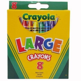 8 ct Large Crayons