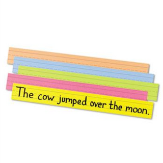 Sentence strips - Bright colors