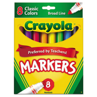   Crayola Broadline markers