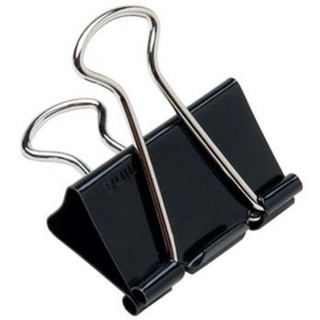  1 1/4" Binder Clips- Medium