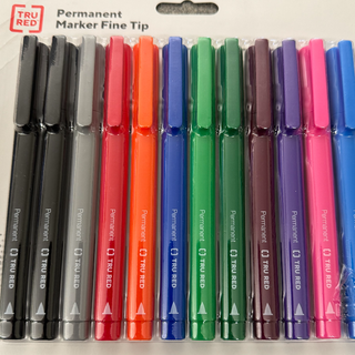 12 ct  Ultra Fine Tip Permanent Markers