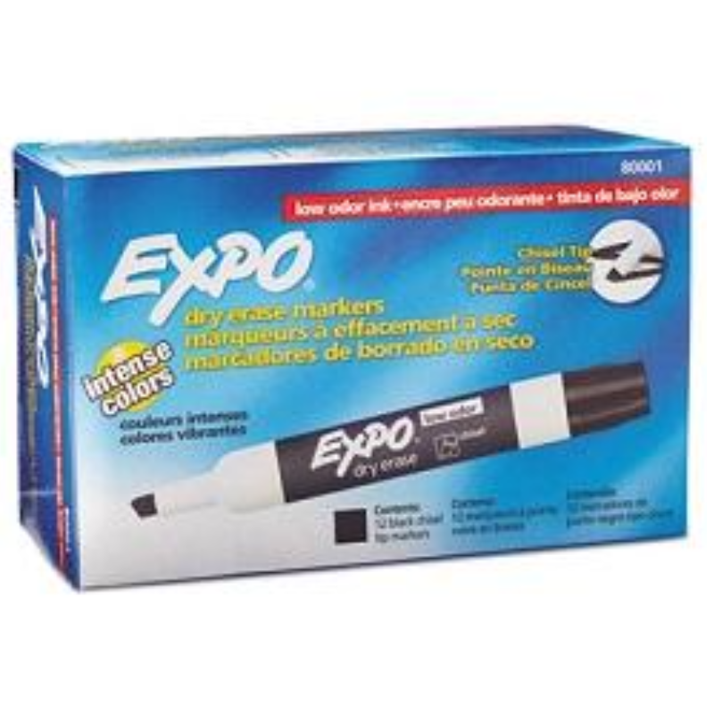 Dry Erase markers- Black