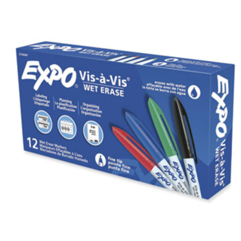 Vis A Vis Wet erase markers