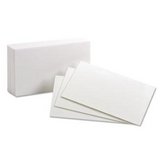 Index cards- Blank